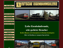 Tablet Screenshot of deutscheeisenbahngalerie.net